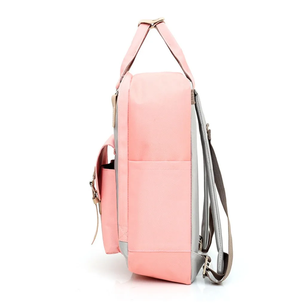 Корейский стиль, нейлоновый рюкзак для женщин, Простой Модный молодежный дорожный рюкзак, школьная сумка для досуга, сумка-тоут для девочек-подростков, сумка на плечо 8