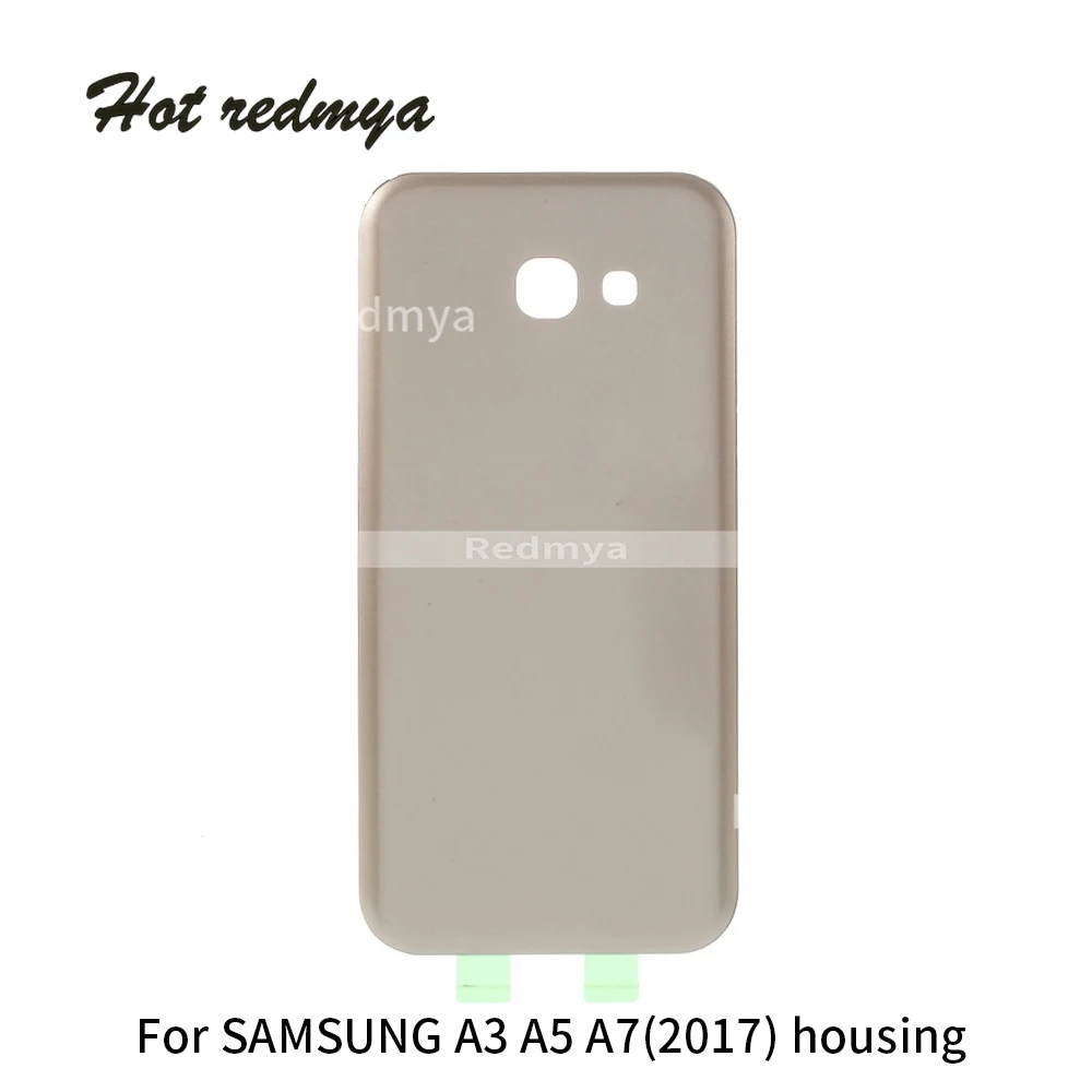 10 шт задняя крышка для samsung Galaxy A3 A5 A7 A320 A520 A720 Задняя стеклянная крышка батарейного отсека задняя дверь Чехол запасные части
