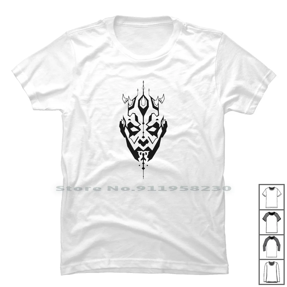 Maglietta Darth Maul 100% Cotone Compleanno Animali Umorismo Darth Comic Love Geek Dart Fun Day Art Ny