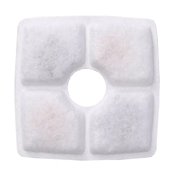 

Square Filter Pad Drinking Fountain Filter Activated Carbon Automatic Pet Mat for Household Animal Cats Ornaments