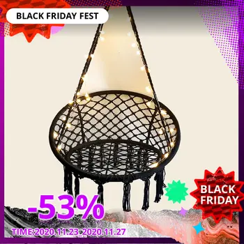 

Hammock Chair Balcony Indoor-Bar Nordic-Style Home-Decor Outdoor Bed for Garden