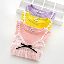Baby Girls Blouse Spring Autumn Kids Shirt Girl long seelve blouses children clothes toddler tops infant 90~130