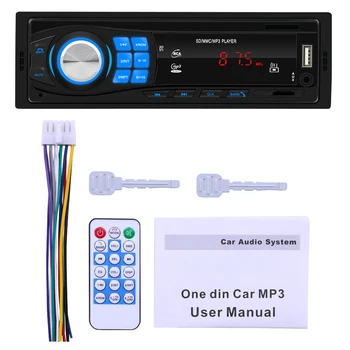 

Universal Car MP3 Player 4-Channel BT/USB/AUX-In/Audio Connection Player​ Hands-Free Calls Player With Mic Free Shipping