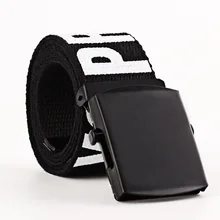Canvas Belt Unisex Automatic Buckle Punk Waistband For Women Trend Designer Female Girdle 140cm Long Belts For Jeans Accessories