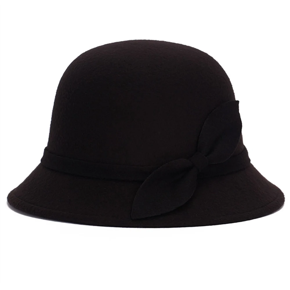 HL0005 Black(B) Женская шапка осенне-зимние шапки Gorro Chapeu Кепка Chapeau Femme шерстяные шляпы hoed женский обруч шапки женские модные шапки - Цвет: HL0005 Black(B)