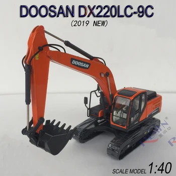 

IN STOCK 1:40 2019 Doosan genuine DOOSAN DX220LC-9C 150 excavator 225 alloy car 380 model engineering car model