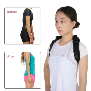 

Adjustable Shoulder Posture Corrector Comfortable Kyphosis Correct Brace Back Corrector Pain Relief Shoulder Brace