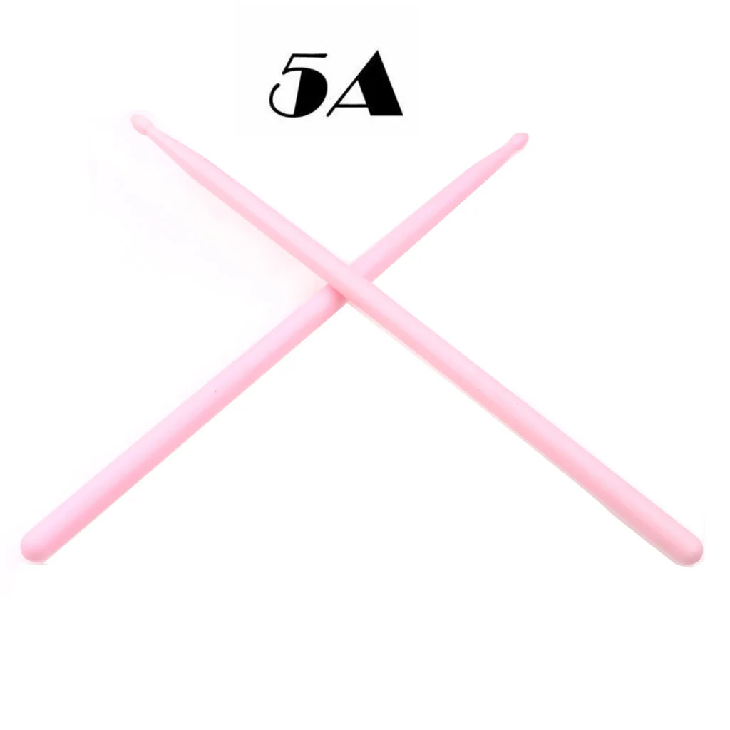 5A Nylon Pink Drumsticks Practical Drum Sticks Rods Mallets Beaters