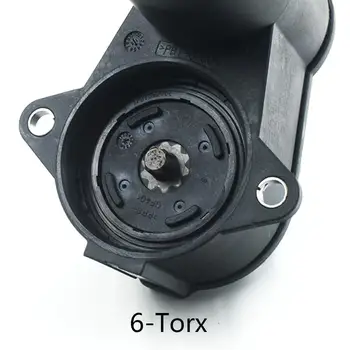 

6/12-Teeth Black Rear Wheel Brake Caliper Servo Motor for A udi A6 C6 Allroad Avant 2007 2008 2009 2010 2011 OEM: 4F0 998 281B