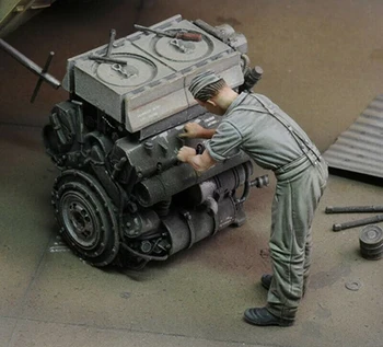

1/35 ancient man Infantry at Work (NO Engine )Resin figure Model kits Miniature gk Unassembly Unpainted