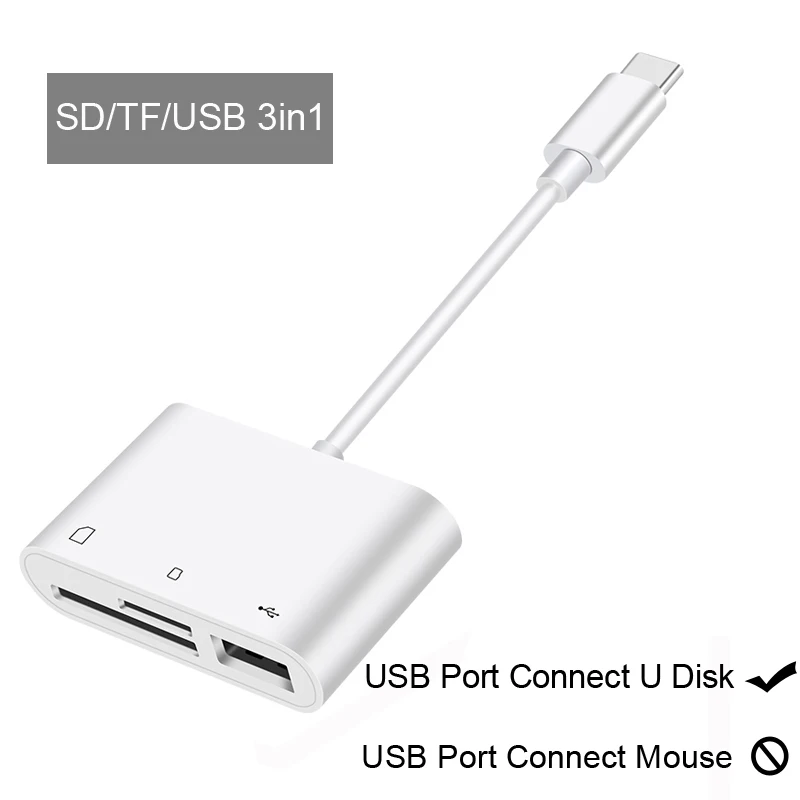 USB-C type C USB флеш-диск U накопитель SD TF кард-ридер для IPAD Pro Macbook Для Xiaomi 8 huawei P30 samsung S8 S9 S10 Note 8 9 10