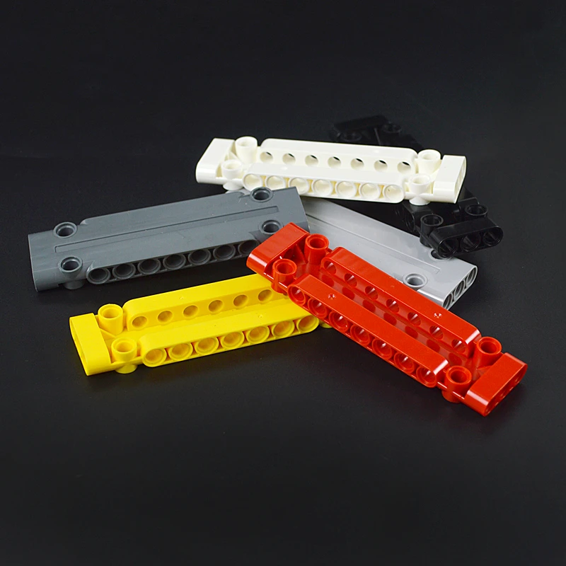 기술 부품 평면 패널 플레이트 1X3X11 기계 빌딩 블록 자동차 MOC 부품 벽돌 장난감 호환 모든 브랜드 64782 15458