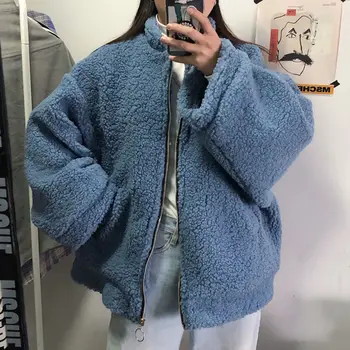 

2020 New Arrival Winter Teddy Coat Women High Quality Thick Warm Faux Fur Coat Oversize Shaggy Teddy Bear Jacket abrigo mujer