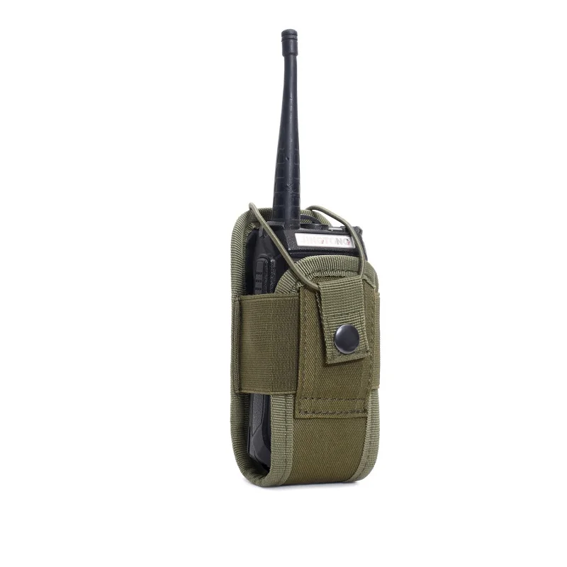 Bolsa de bolsillo para walkie-talkie de caza, bolsa de soporte para deportes tácticos, militar, Molle, nailon, Radio, revistas Mag