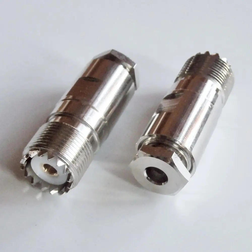 Разъем PL259 SO239 UHF гнездо припоя зажим для RG58 RG142 RG223 RG400 LMR195 50 3 латунный RF