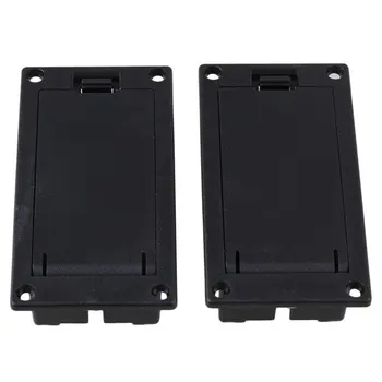 

9v Battery Case Box Compartment Cover For Guitar Bass Pack of 2