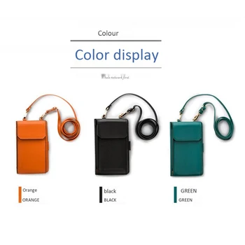 

Mobile Phone Messenger Bag Shoulder Ladies Multi-Function Portable Wallet Card Package