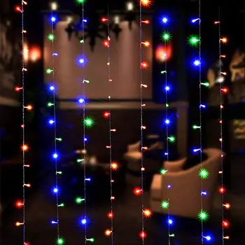 

Curtain Super Bright Romantic Durable Fairy String Fairy Light Fairy String Light LED Lights Yard Garden Xmas Decor Parties