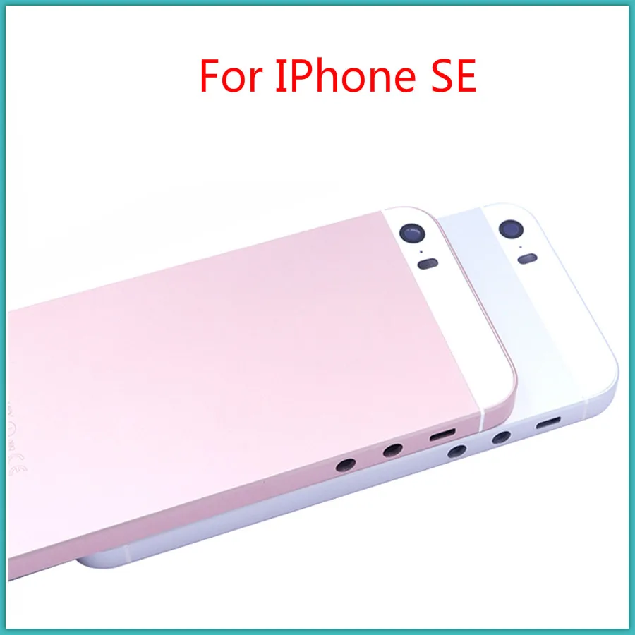 Высокое качество для IPhone SE аккумулятор задняя крышка Батарея дверь задняя крышка с гибким кабелем+ сим-карты