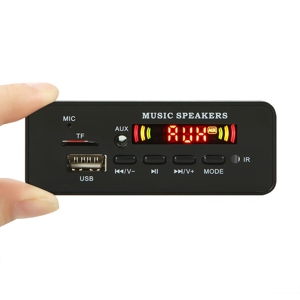 MP3 декодер с цветным экраном 5В 12В ARuiMei плата WMA WAV FLAC APE Bluetooth плеер USB TF FM радио