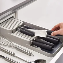 Кухонный ящик для хранения, лоток для кухонных ножей, органайзер для хранения, лоток для ножей, инструмент для хранения, разделительное хранение