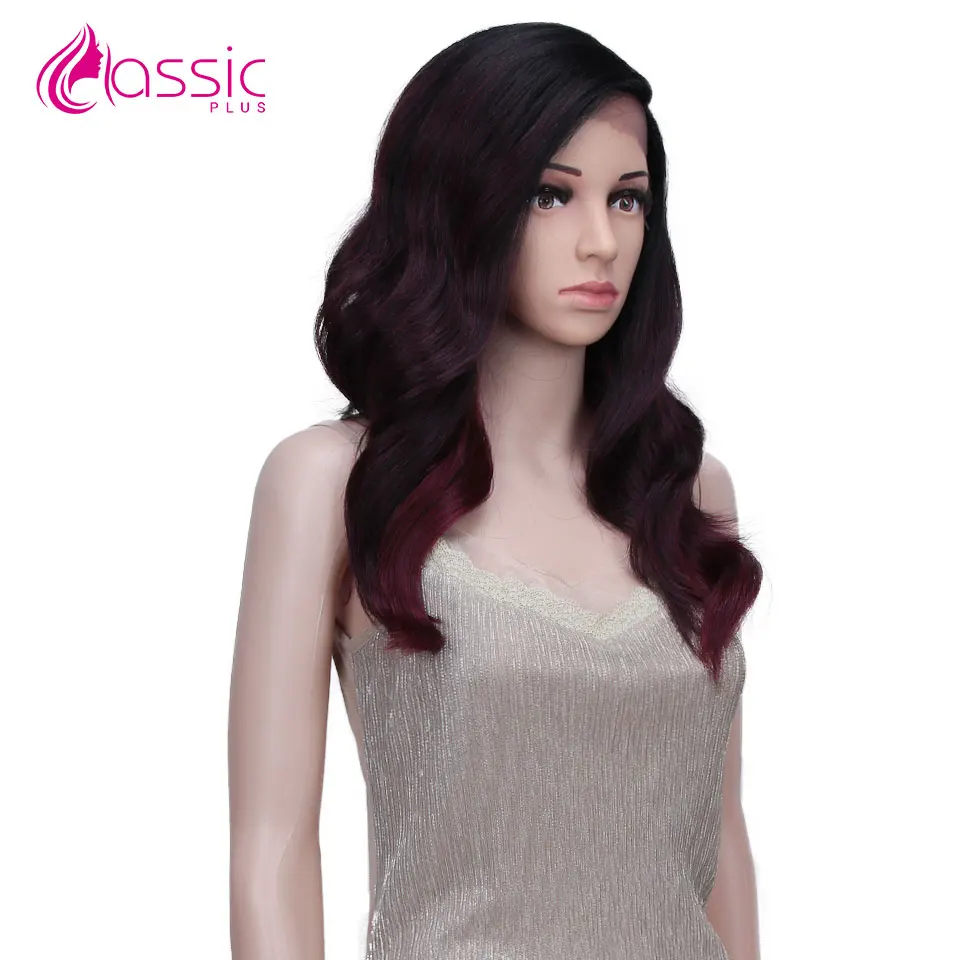 Cosplay Wig Synthetic Wig Wavy Heat Resistant Wig Synthetic Lace Front Wig 1B 613 Frontal Wigs for Black Women Classic Plus