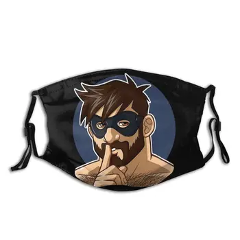 

Adam Likes To Be Naughty Reusable Face Mask with Filter Anti Haze Dustproof Mask Protection Mask Respirator Mouth Muffle