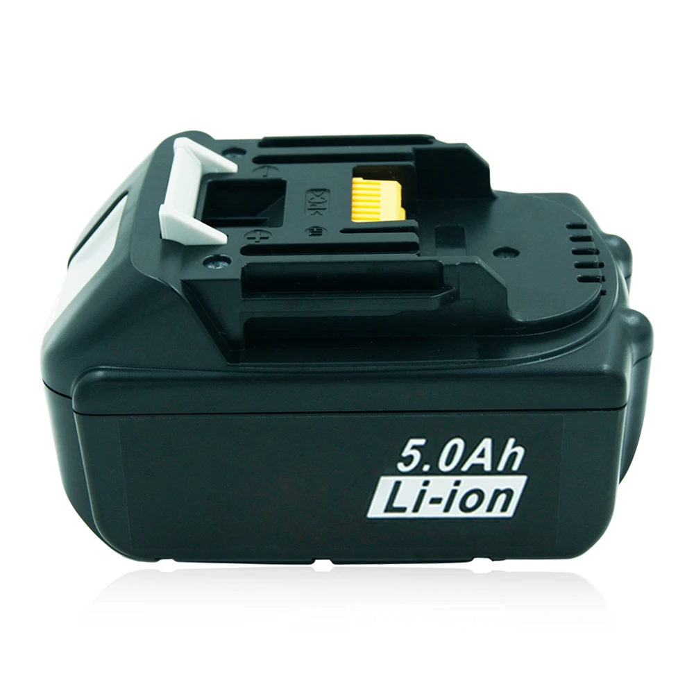 2 шт. BL1850 BL1830 аккумуляторная батарея 18V 5A литий ионный аккумулятор с светодиодный светильник для Makita LXT400 194204-5 194230-4 Замена батареи