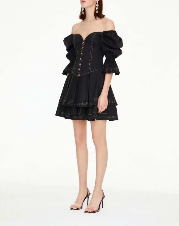 Сексуальное винтажное модное черное платье для ночного клуба, Клубные вечерние платья с открытыми плечами, элегантные женские вечерние платья знаменитостей