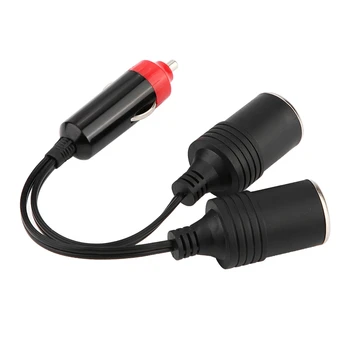 

12-24V 2 Way Car Charger Cigarette Lighter Plug Socket Splitter Power Charger Adapter universal for car RV SUV racing car truck