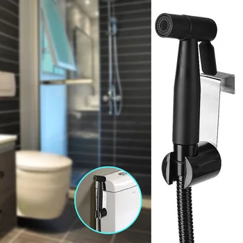 

Hose Health Care Home Toilet Seat Attachment Handheld Bidet Kit Douche Self Cleaning Shattaf Wall Mounted Stainless Steel Shower