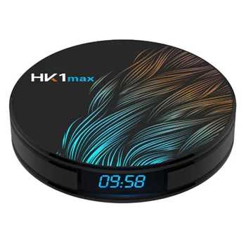 

Smart TV Box HK1 MAX Set-Top Box Android 9.0 Network Player 4G+32G Android TV Box 2.4G&5G Wireless WIFI Media Player
