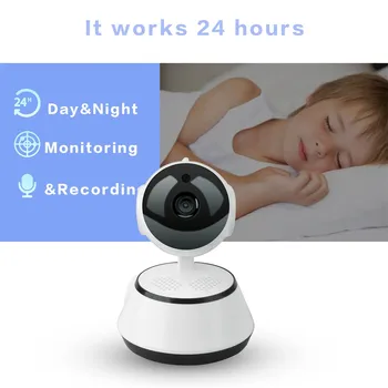 

Wireless 1080p IP Camera Pan Tilt Network Security CCTV Night Vision WiFi Camera Audio Monitor камера