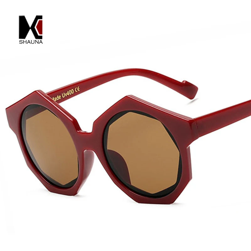 

Reinforcing Metal Hinge Women Hexagon Plastic Sunglasses Fashion Men Round Lens Shade Street Beat Eyewear