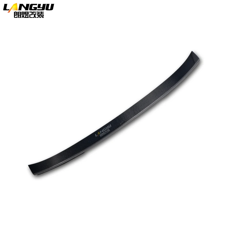 Для Audi A8 A8L S8 D4 Typ 4H V10 W12 TSFI Реальные углеродного волокна ABT Стиль спойлер крыло багажника 2010 2011 2012 2013