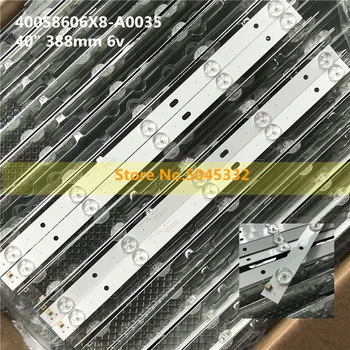 

New 100 PCS/lot 5LED 389mm LED backlight strip for Philco PH40R86DSGW 400S8605X8-B0040 E34036 40S-4-10 1.00.1.388015S01R V1
