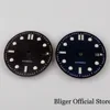 Nologo 31mm Black White Blue Watch Dial Wave Patterns Wristwatch Hand for NH35 Date Display Stainless Steel ► Photo 2/6