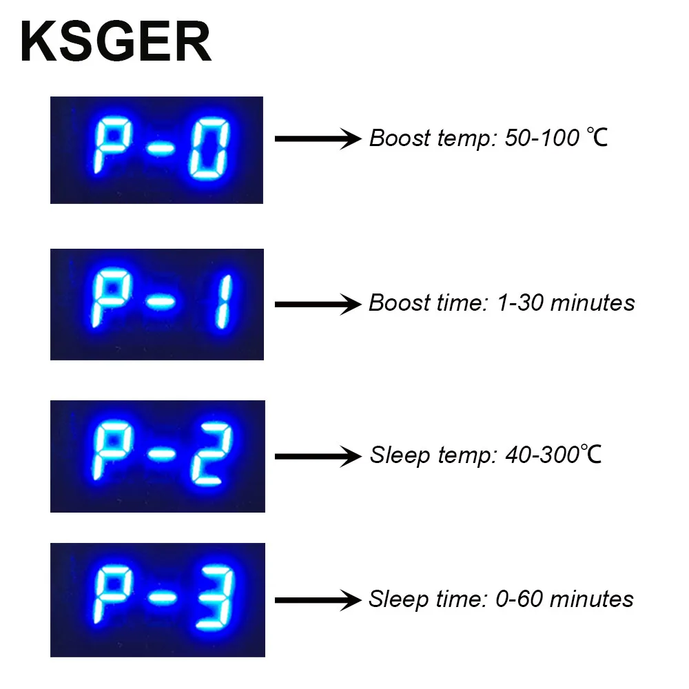 KSGER T12 паяльная станция STM32 цифровой контроллер алюминиевый сплав чехол 907 ручка