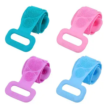 

1 Pc Magic Silicone Brushes Bath Towels Rubbing Back Mud Peeling Body Massage BrushUS Magic Silicone Brushes