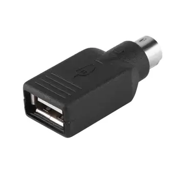 

2pcs PS/2 PS2 Male to USB Female Adapter Converter for USB Mouse