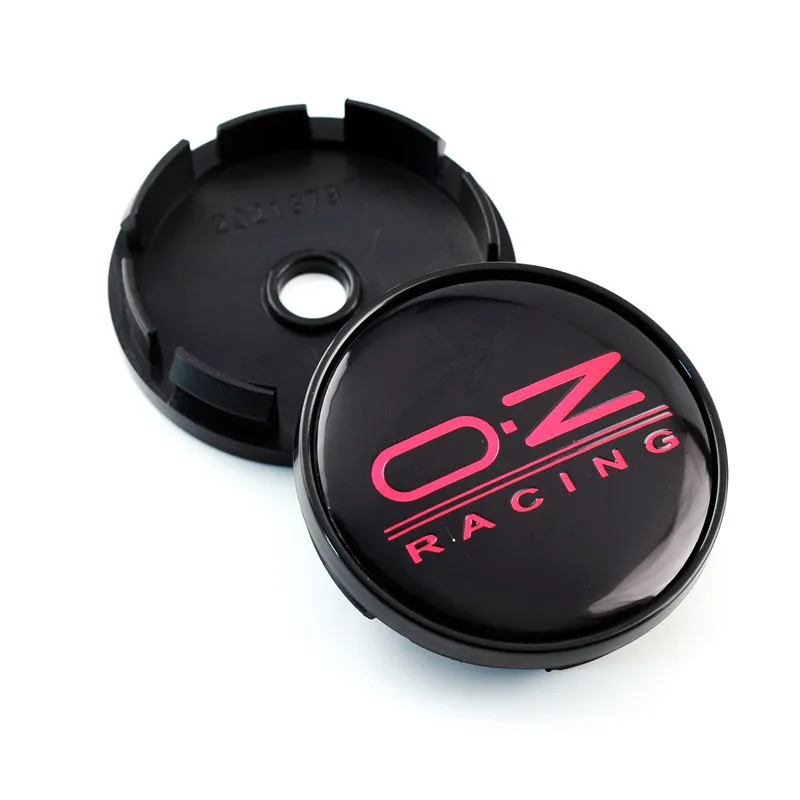 20213413bk 4 шт. 60 мм 56 OZ Racing центра колеса Шапки хаб Крышка для обода колеса концентратор Шапки для Skoda Fabia Yeti Rapid превосходным риал Imola колеса планки эмблема - Цвет: 20213413bk