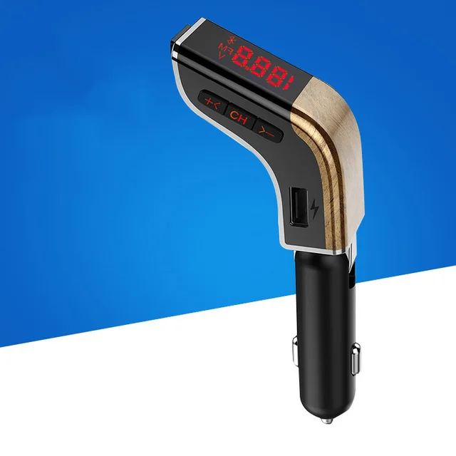 Комплект беспроводной связи bluetooth для автомобиля fm-передатчик Громкая связь вызов двойной Usb зарядное устройство Fm модулятор Mp3 аудио плеер Быстрая зарядка персик W
