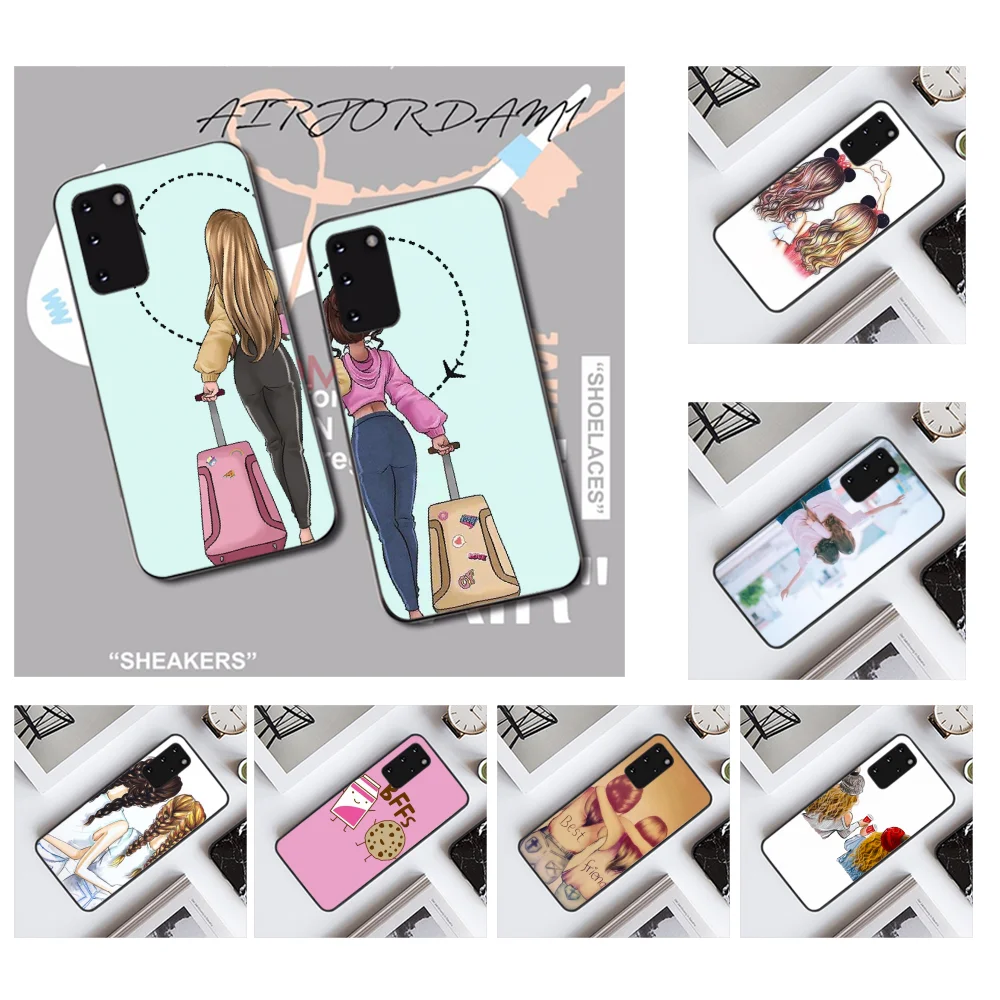 NBDRUICAI BFF лучшие друзья девочка DIY Печать чехол для телефона Samsung S20 plus Ultra S6 S7 edge S8 S9