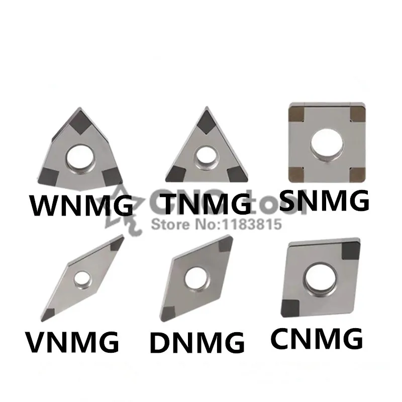 

1Pcs Turning Inserts WNMG080404 WNMG080408 TNMG CNMG Insert CBN Edged Carbide Solid Corner CBN Insert CNC Lathe Turning Tool