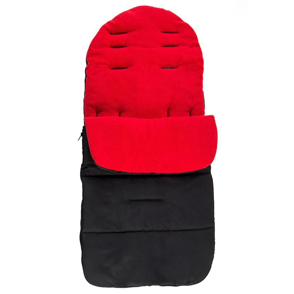 Новинка; универсальная муфта для ног для малышей; удобный фартук с пальцами; подкладка для коляски; детская коляска; хлопковая подкладка; коврик для коляски - Цвет: Красный