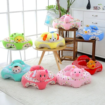 

Cartoon Baby Feeding Seat Sofa Support Seat Learning Sitting Toddle Chair Cartoon Learning Sit Plush Chair Toddler Nest Puff