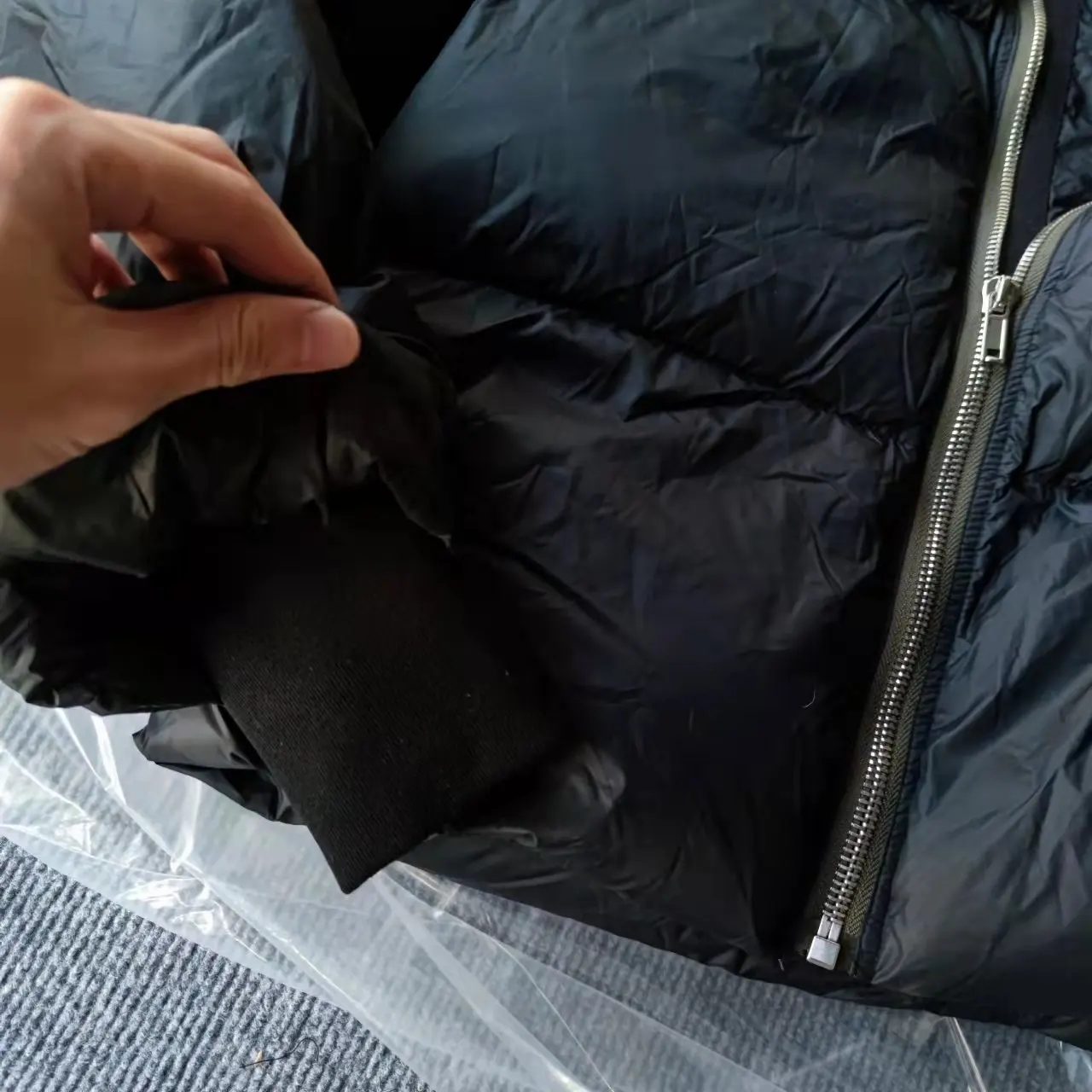 Rick Coat Diablo High StreetRO New Winter White Duck Down Zipper Stand Collar Owens Collar Waist Section Down Jacket