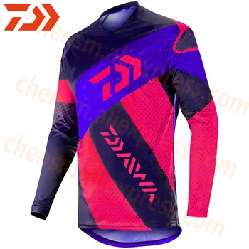 

2020 DAIWA New Style Fishing Clothing Cool Max Sunscreen Anti-uv Breathable Coat Long Sleeve Summer Fishing Size XS-5XL Shirt