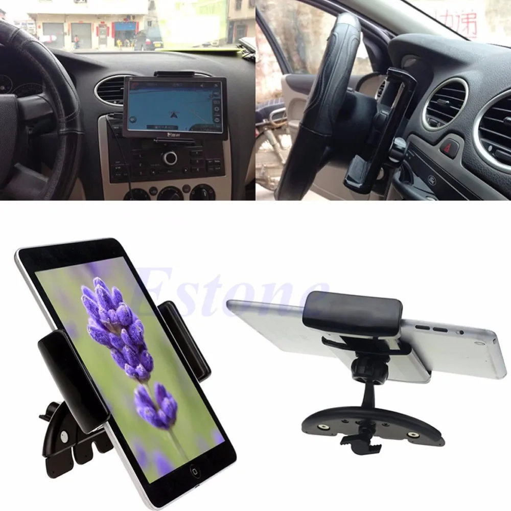For GPS Tablet iPad Mini 7'' iPhone 6 Adjustable Car CD Slot Mount Holder Stand 1Pcs