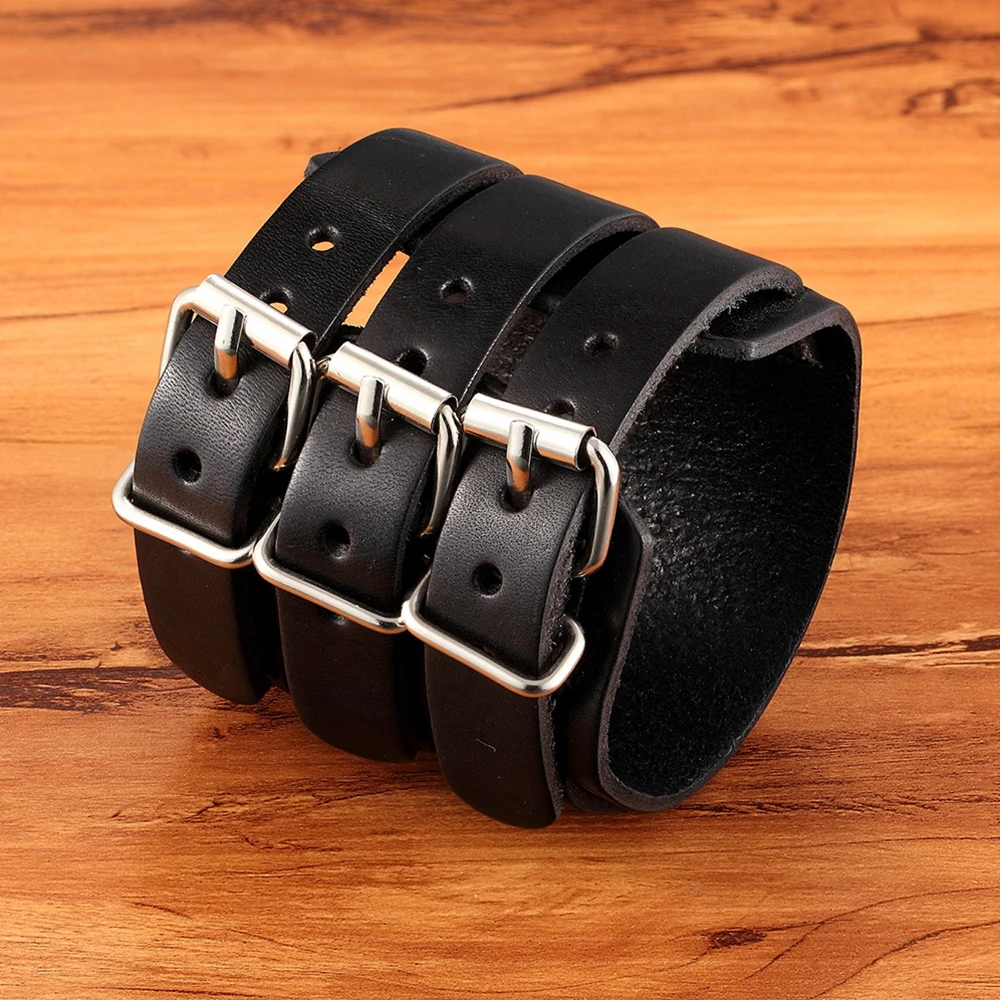 

Luxury Style 3 Layer Leather BOHEMIA Fashion Bangle PU Leather Ladies Bracelet For Party Birthday Gift Commemorative Meaning